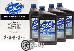 10-17 for Harley Sportster Forty-Eight XLX S&S CYCLE Oil Change Kit for EVO/XL
