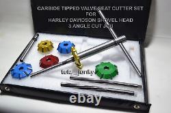 17x HARLEY DAVIDSON EVO TWIN CAM HEADS VALVE SEAT RESTORATION KIT CARBIDE TIPPED