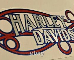 1987 1992 Harley EVO OEM Softail FXSTC Fuel Tank Decals Part 14145-86 14146-86