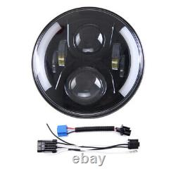 7 inch LED Headlight For Harley Cafe Racer Road King Street Glide Softail FLST