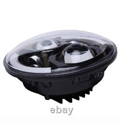 7 inch LED Headlight For Harley Cafe Racer Road King Street Glide Softail FLST