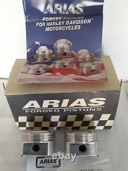 ARIAS Forged Racing Pistons HARLEY DAVIDSON EVO 1985-97 1340cc 2-Cyl Piston Kit