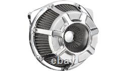 Arlen Ness Beveled Air Cleaner Filter Kit Chrome Harley XL Sportster'91+ Evo