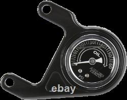 Arlen Ness Black EVO Oil Pressure Gauge Kit 84-00 Harley Dyna Touring Softail