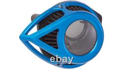 Arlen Ness Clear Tear Air Cleaner Filter Kit Blue Harley XL Sportster'91+ Evo