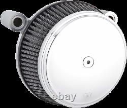 Arlen Ness Stainless Steel Chrome Big Sucker Air Cleaner Kit 93-99 Harley Evo