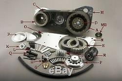 BDL 3 Belt Drive Kit with Billet Motor Plates S/T 90-96 Harley Or Custom