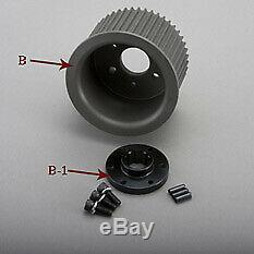 BDL 3 Belt Drive Kit with Billet Motor Plates S/T 90-96 Harley Or Custom