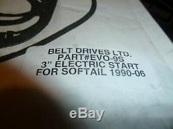 Bdl 3 Belt Drive Kit Fits Harley Davidson 1990 To 2006 Softail Modles New