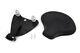Black Leather Solo Seat Mount Kit Replica Harley Sportster XL 2010+ Twin Cam Evo