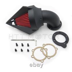 Black Spike Air Cleaner Filter Kits For Harley S&S Custom Cv Evo Xl Sportster