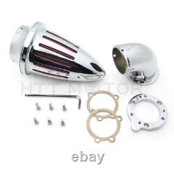 Bullet Air Cleaner Filter Kits For Harley S&S Custom Cv Evo Xl Sportster Chrome