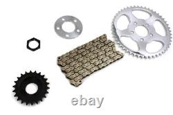 Chain Drive Transmission Sprocket Conversion Kit Harley Sportster XL Evo Hugger