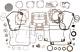 Cometic 3 1/2 EVO Engine Gasket Kit 92-00 Harley Dyna Touring Softail FXR4 FXDL
