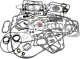 Cometic Gasket cometic COMPLETE EST GSKT KIT H-D EVO BIG TWIN C9748F 04-5810