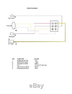 Complete Ultima LED Electronic Wire Wiring System Harness Kit Harley Evo Custom