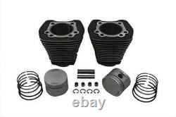 Evolution Motor 1340 CC Black Cylinder and Piston Kit 8.51 For Harley 1984-1998