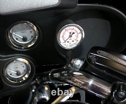 Feuling Black Motorcycle Remote Oil Pressure Gauge Kit for Harley Twin Cam EVO