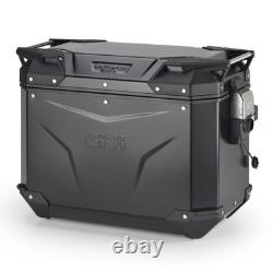 GIVI OUTBACK EVO SMART Black Suitcase Kit for Harley PAN AMERICA 1250 2021-2024