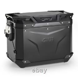 GIVI OUTBACK EVO SMART Black Suitcase Kit for Harley PAN AMERICA 1250 2021-2024