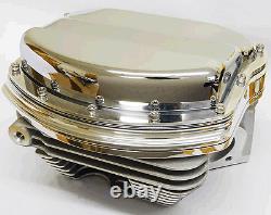 Harley/ Customs Chrome Panhead Kit Evo Casted Generator Style Cam Cover In Stock