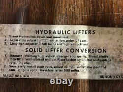 Harley Davidson Solid Lifter Convervions Kit Big Twin Evo 1340 1984-99. Box 20