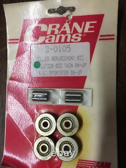 Harley-Davidson TAPPET ROLLER REPAIR KIT BY CRANE CAMS A SET OF 4 18534-84 B22