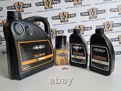 Harley Davidson oil Service Kit for Evo big twin 1986 Black oil filter