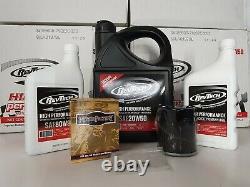 Harley Davidson oil Service Kit for Evo big twin 1990 Black oil filter