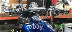 Harley EVO Softail Chopper 12 Tall T-BAR Handlebar Control Kit 1.25 Thick