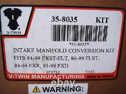 Harley Intake Manifold FXR FLH FXST Rigid EVO Conversion Kit V-Twin 35-8035 X9