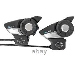 Harley OEM Boom Audio 20S EVO Bluetooth Helmet Headset Kit Dual Pack 76000740A