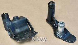 Harley Original Footrest Holder Bracket Rider Footrest Black Kit EVO Big Twin