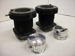 Harley R&R CYCLE HYPERFORMANCE Evo Cylinder Wiseco Piston Kit Shovelhead Pan FXR