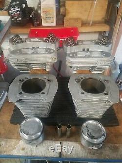 Harley S & S Cycle SS EVO Top End Kit High Comp Pistons Jugs Cyl Heads 84-99 HD