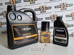 Harley Sportster Evo Oil Service Kit 1984 -2020 Black oil Filter, 2 Spark plugs