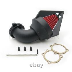 HongK Gloss Black Spike Air Cleaner Kit For Harley S&S Custom Cv Evo Xl Sportste