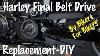 How To Remove Replace Final Belt Drive On Harley Davidson Motorcycle Biker Podcast