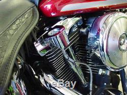 Jerzee Customs Oil Pressure Gauge Kit for Harley Davidson EVO Big Twin -Chrome