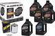 Maxima 20W50 Mineral Oil Filter Kit with Chrome filter Harley Big Twin EVO 1984-99