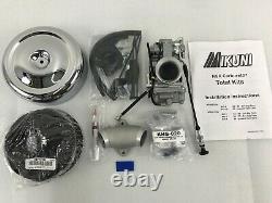 Mikuni HSR42 Smoothbore Carburetor Kit 42-8 For Harley Evo 84-99 Big Twin