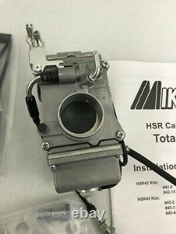 Mikuni HSR42 Smoothbore Carburetor Kit 42-8 For Harley Evo 84-99 Big Twin