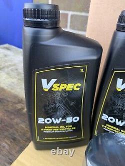 Oil Change kit Harley Davidson DYNA-GLIDE EVO & Filter MINERAL OIL MCS EUROL