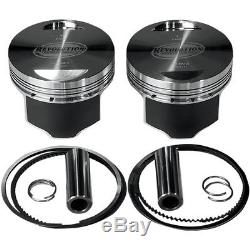 Revolution Performance Flat-top Big Bore Piston Kit Harley 85 Evo Big Twin