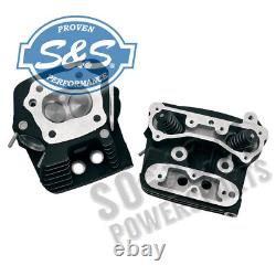 S And S Cycle 1989 Harley Davidson FXST Softail Standard HEAD KIT EVO BT BLK