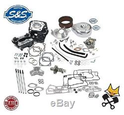 S&S 80FLSS HOT SET UP KIT With SUPER STOCK S&S HEADS HARLEY 93-'99 EVO 90-0084