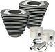 S&S 84-99 EVO BT withStock Heads 3-1/2 Bore Cylinder/Piston Kit Wrinkle