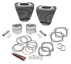 S&S 89 LC STROKER CYLINDER & PISTON KIT HARLEY 84-99 EVO With SUPERSTOCK HEADS