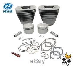 S&S 89 STROKER CYLINDER & PISTON KIT HARLEY 1984-'99 EVO With STOCK HEADS 91-7211