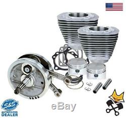 S&S 96 SIDEWINDER BIG BORE STROKER KIT HARLEY 84-'99 EVO With STOCK HEADS 91-7660